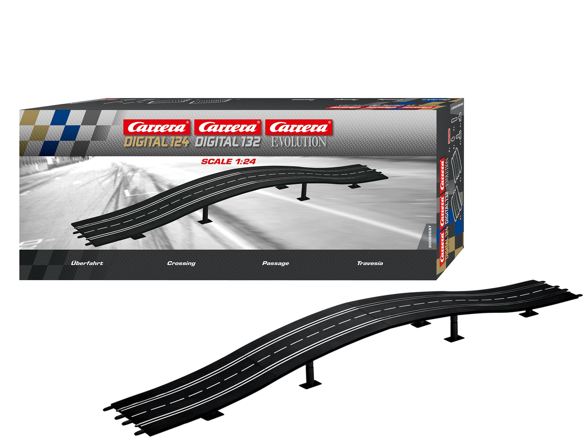 Amazon.com: Carrera Digital/Evolution 124/132 Crossing Track Large